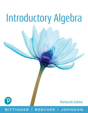 Introductory Algebra (13th Edition) - Beecher, Judith A.;Bittinger, Marvin L.;Johnson, Barbara Loreen