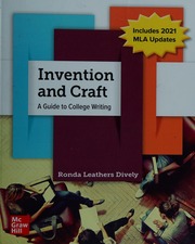 Invention and Craft A guid to College Writing