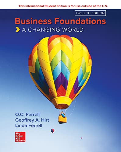 Ise Business Foundations: a Changing World - 9781260565805