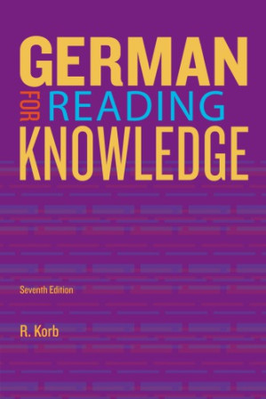 Jannach's German for Reading Knowledge, 7th ed. By Korb, Richard Alan;Jannach, Hubert