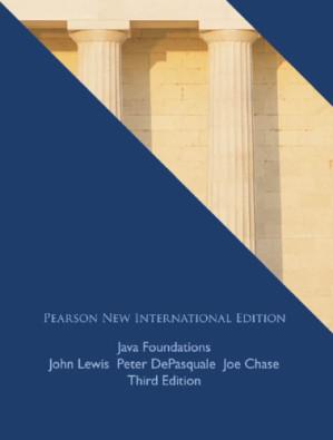 Java foundations - Chase, Joseph; DePasquale, Peter Joseph; Lewis, John