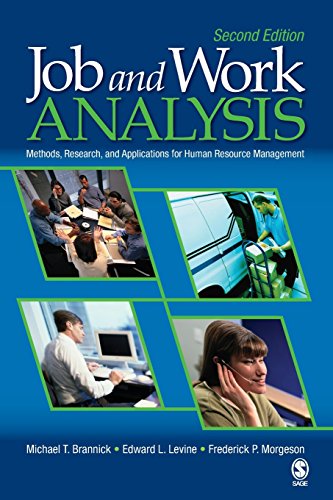 Job and Work Analysis: Methods, Research, and Applications for Human Resource Management