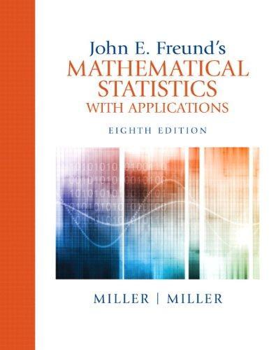 John E Freunds Mathematical Statistics With Applications 8Th Edition
