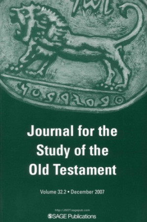 Journal for the Study of the Old Testament - Vol.32, N.2
