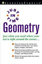 Just in time geometry By Catherine V Jeremko - 9781576855157