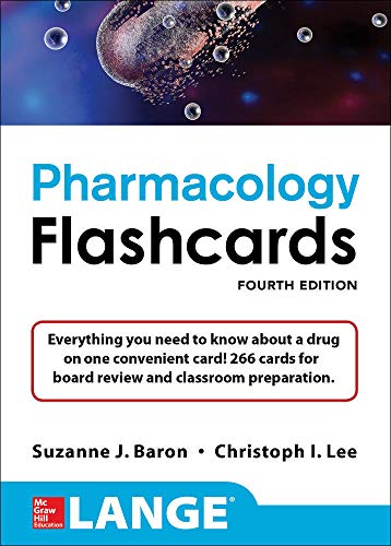 LANGE Pharmacology Flashcards - 4th Edition