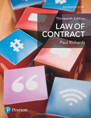 LAW OF CONTRACT - RICHARDS, PAUL