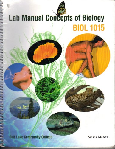 Laboratory manual to accompany concepts of biology