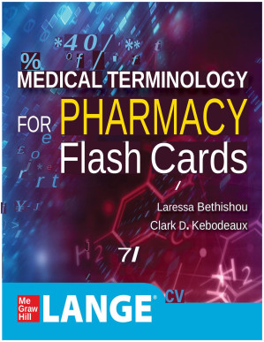 Lange Medical Terminology Flash Cards for Pharmacy