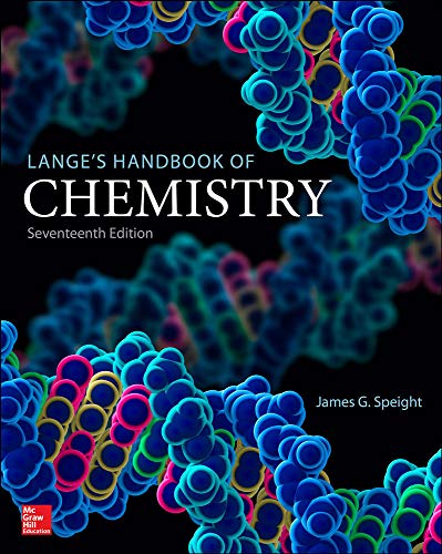 Lange's Handbook of Chemistry by James Speight