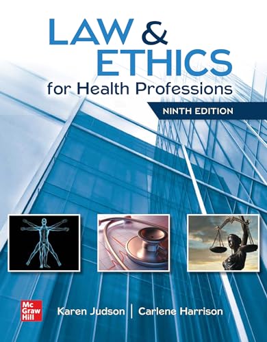Law & ethics for health professions - 9781260021943