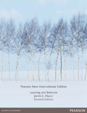 Learning and behavior - James E. Mazur.