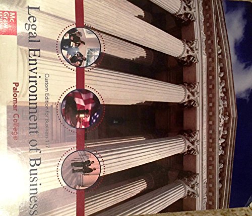 Legal Environment of Business Custom Edition for Business 117