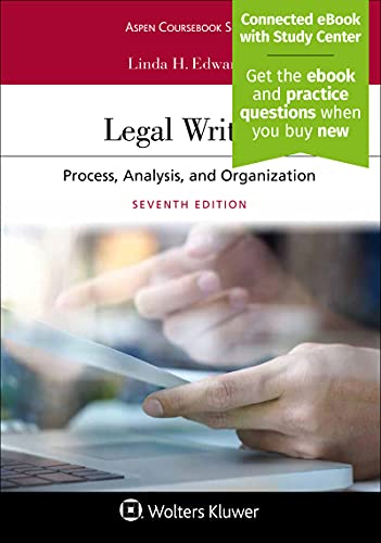 Legal Writing: Process, Analysis, and Organization - 7th Edition