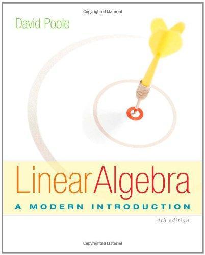 Linear Algebra A Modern Introduction 4Th Edition