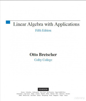 Linear Algebra with Applications - Otto Bretscher - 9780321796943