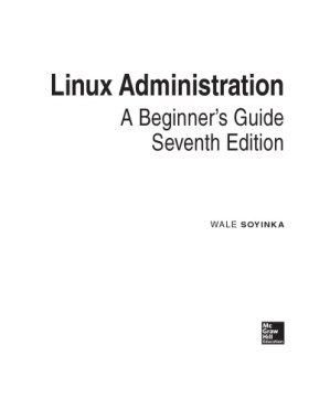 Linux Administration A Beginner’s Guide By Wale Soyinka