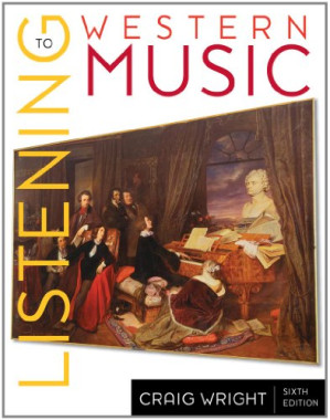 Listening to Western Music , Sixth Edition By Craig Wright - 9781414476124