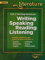 Literature Course 3: Unit 3 Teaching Resources