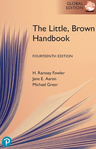 Little, Brown Handbook, the, Global Edition - Jane Aaron
