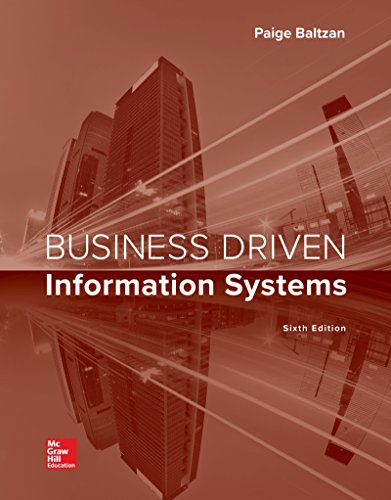 Loose Leaf Business Driven Information Systems