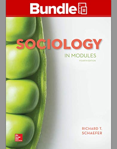 Looseleaf Sociology in Modules with Connect Access Card