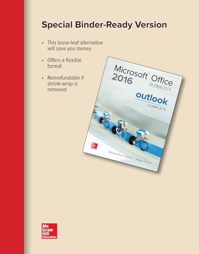 Looseleaf for Microsoft Office Outlook 2016 Complete: in Practice