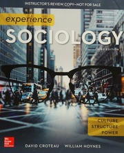 Looseleaf for croteau experience sociology - 9781259761140