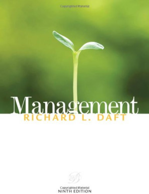 MANAGEMENT By RICHARD L DAFT - 9780028661018