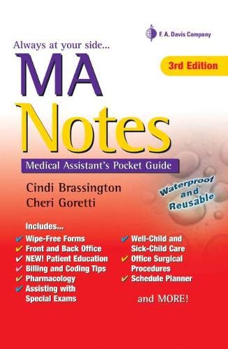 Ma Notes: Medical Assistantâ€™s Pocket Guide - 3rd Edition