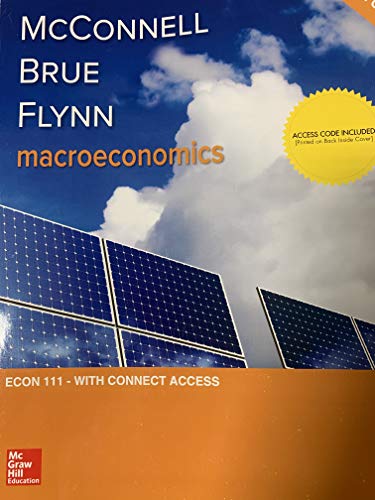 Macroeconomics ECON 111 - WITH CONNECT ACCESS - 9781307040067