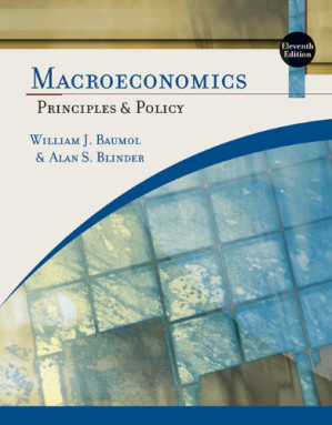 Macroeconomics: Principles and Policy By William J. Baumol, Alan S. Blinder - 9780495812814
