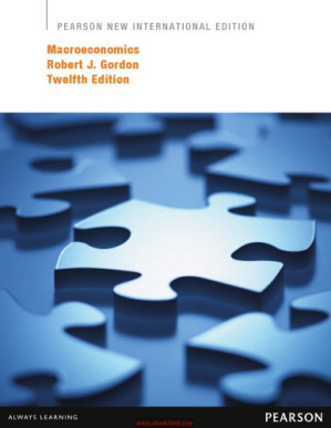 Macroeconomics - Robert J. Gordon
