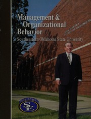 Management & Organizational Behavior (Southeastern Oklahoma State University)