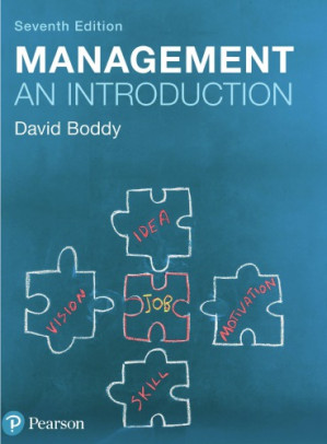 Management: An Introduction - Boddy, David - 9781292088624