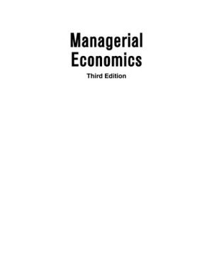 Managerial Economics By Geetika; Piyali Ghosh; Purba Roy Chowdhury