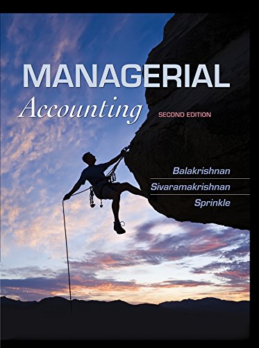 Managerial accounting - 2nd Edition