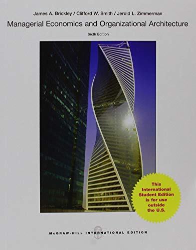 Managerial economics and organizational architecture - 9781259253607