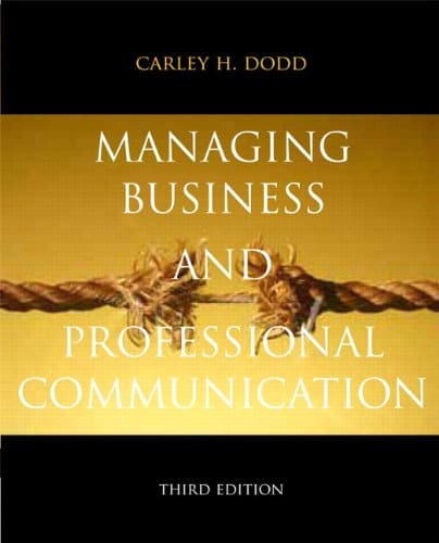 Managing Business & Professional Communication - 3rd Edition