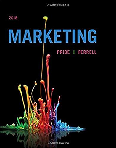 Marketing 2018 19th Edition by William M Pride