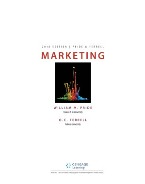 Marketing 2018, Loose-Leaf Version By William M. Pride, O. C. Ferrell