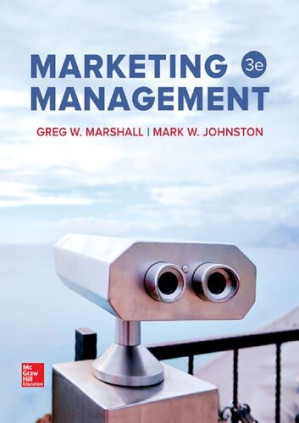 Marketing Management By Greg W. Marshall; Mark W. Johnston
