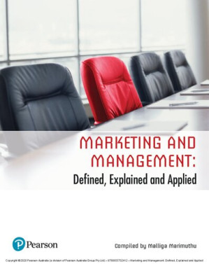 Marketing and Management: Defined, Explained and Applied - GARY & ADAM ARMSTRONG (STEWART & DENIZE, SARA ET AL.)