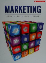 Marketing by Grewal, Dhruv, author; Levy, Michael, 1950- author; Lichti, Shirley, author; Persaud, Ajax, author