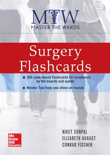 Master the Wards-Surgery Flashcards (Dec 3, 2015) - 9780071834636