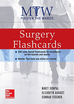 Master the Wards: Surgery Flashcards By Niket Sonpal, Conrad Fischer