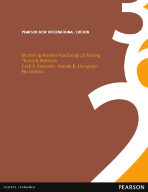 Mastering modern psychological testing : theory & methods - Livingston, Ronald B.; Reynolds, Cecil R.