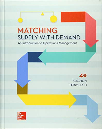 Matching supply with demand : an introduction to operations management