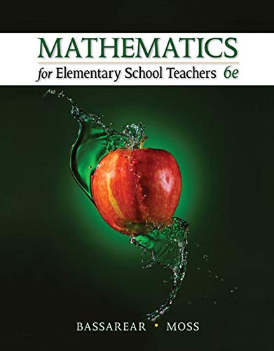 Mathematics for Elementary School Teachers 6th Edition