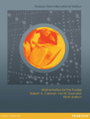 Mathematics for the trades. - Carman, Robert A.